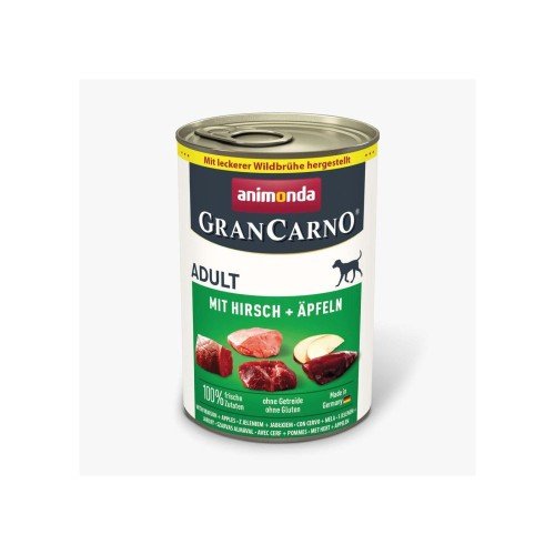 Корм Animonda GranCarno з яловичиною олениною і яблуком 400 г
