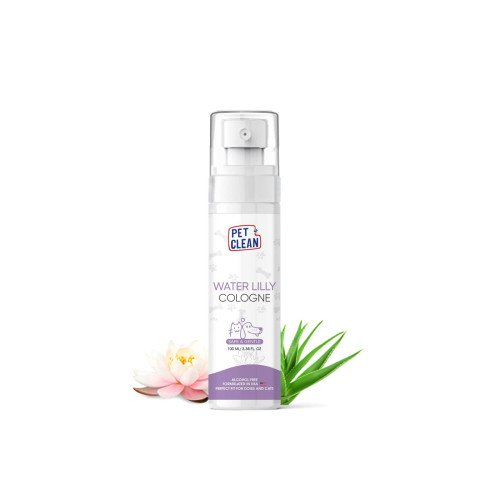 Парфумований спрей Pet Clean PET COLOGNE WATERLILLY після грумінгу для освіження шерсті тварин між купаннями з легким аром